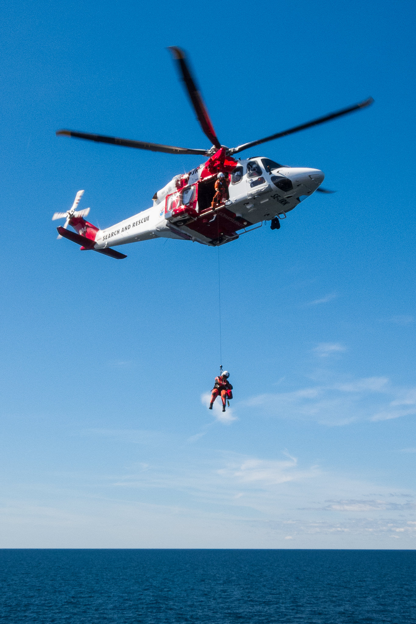 Ćwiczenia ratownictawa morskiego