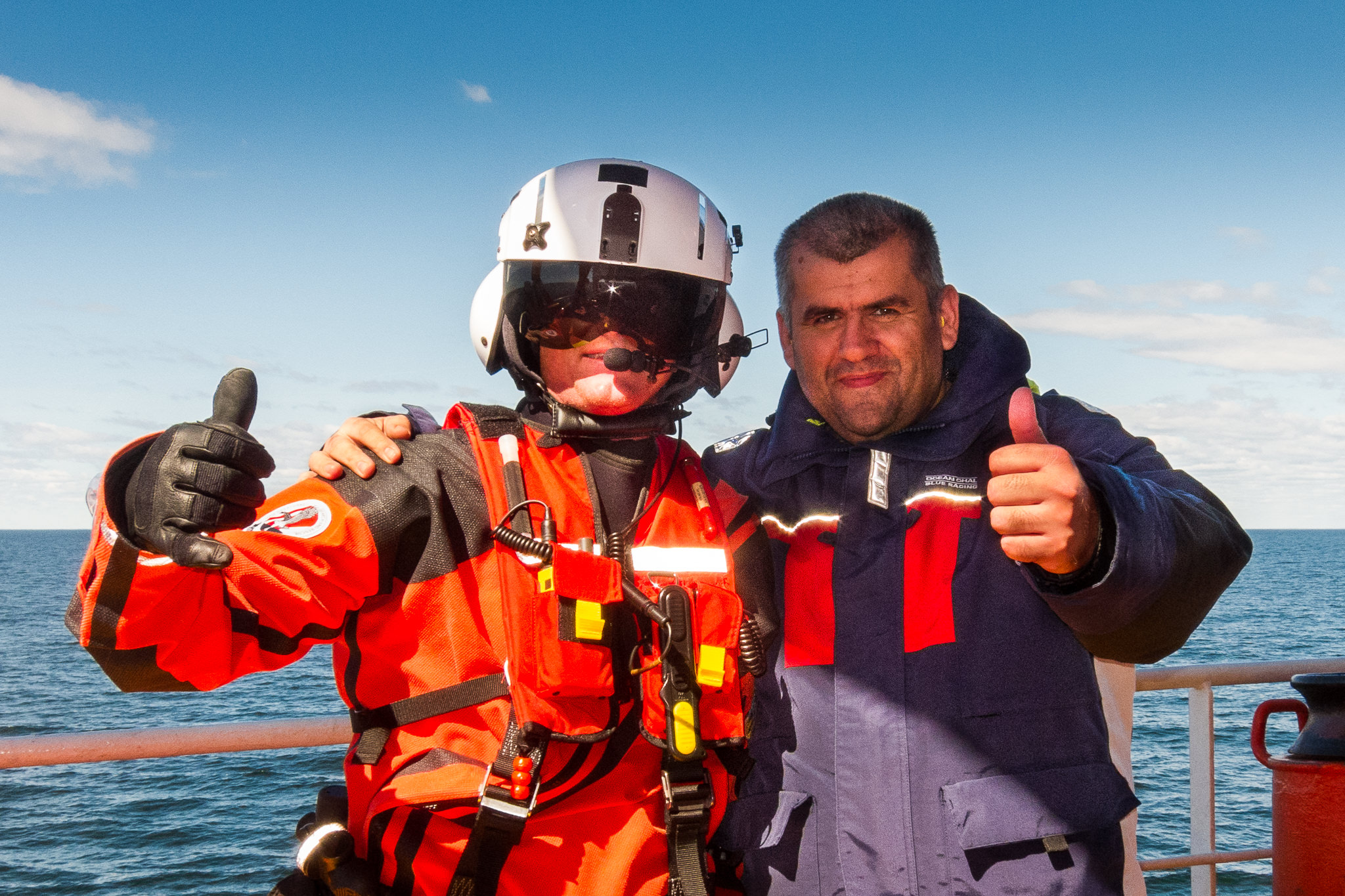 Ćwiczenia ratownictawa morskiego